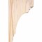 Ekena Millwork Pescadero Smooth Corbel, Douglas Fir, 5 1/2"W x 6"D x 10"H COR06X06X10PEC00SDF - alternate 3